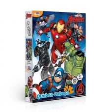 Quebra-Cabeça 100 Peças Vingadores - Novo Papel
