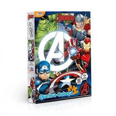 Quebra-Cabeça 60 Peças Marvel Avengers - Novo Papel