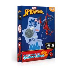 Quebra-Cabeça 26 Peças Spiderman Montando o Alfabeto de A-Z - Novo Papel