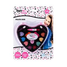 Kit Maquiagem Infantil My Style Beauty Paleta Diva - Multikids