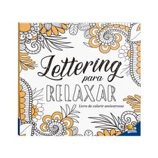 Livro de Colorir Antiestresse: Lettering para Relaxar - Todolivro