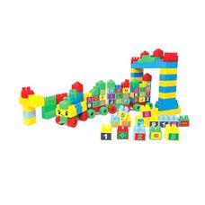 Brinquedo Para Montar Trenzinho Alfabeto e Letra - GGB Plast Brinquedos