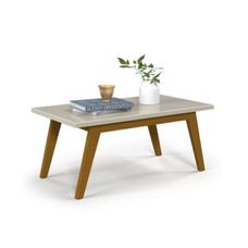 Mesa de Centro Prism Off White - Patrimar Móveis