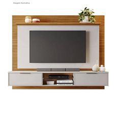 Painel Para TV 65'' NT 1205 Freijó Trend/Off White - Notável