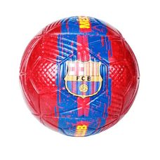 Bola de Futebol PVC/PU N° 5 Azul/Vermelha Barcelona - Futebol Magia & Cia