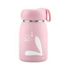 Garrafa Térmica Coelho Parede Dupla em Inox 320ml - Weeze
