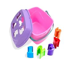 Cestinha Didática Encaixar Números - Cardoso Toys