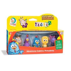 BRINQUEDO MINIATURAS DA GALINHA PINTADINHA 3038