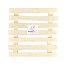 Descanso de Panela em Bambu 19x19cm - Facilite.Ud