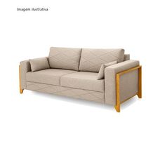 Sofá Turim 200cm Boucle Prata - Modelar Estofados