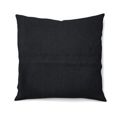 Capa de Almofada 40x40cm Rústica Lisa Preto - Artesanal Teares