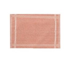 Trilho Rib D.1 47x70cm Ocre Queimado - Artesanal Teares
