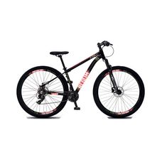 Bicicleta Colli Berlim Aro 29 Tam 15.5 Freio a Disco Kit Shimano 27 Velocidades Preto (Decalque Vermelho/Verde)