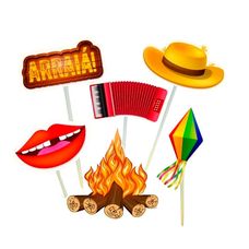 Toppers Para Doces Junina c/12 un