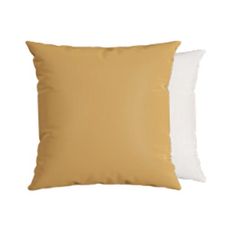 Capa de Almofada 43x43cm Elegance Lisa Mostarda - Belchior