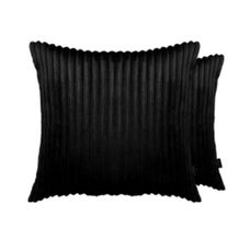 Capa para Almofada 43x43cm Soft Preta 113- Belchior