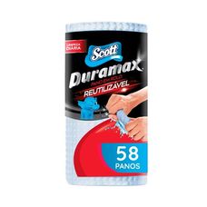 Pano Multiuso Scott Duramax Azul Com 58 Unidades