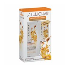 Kit Shampoo + Condicionador Muriel Studio Hair Restauração e Maciez 250ml