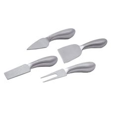 Jogo Para Queijo de Inox Com 4 Peças AC20340 - Mimo Style