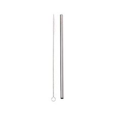 Canudo Reutilizável Inox Para Milk Shake Com Escova - Mimo Style