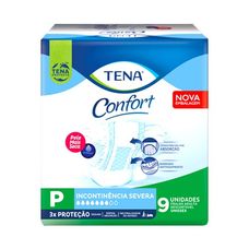 Fralda Geriátrica Tena Confort Plus P Com 9 Unidades