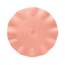 Lugar Americano de Poliéster Babado Rosa 38cm - Wolff