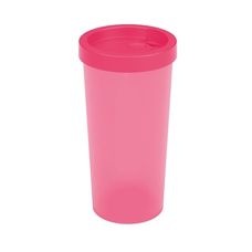 Copo Com Tampa Nutri 500ml Rosa - Coza