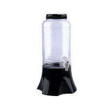 Suqueira Com Suporte 3500ml Tampa Preta - Tiba