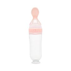 Alimentador Com Colher Dosadora Rosa - Lolly