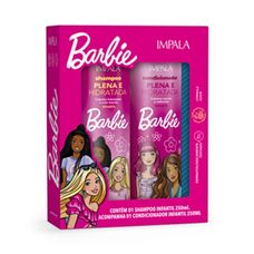 Kit Shampoo + Condicionador Barbie Todos os Tipos 250ml - Impala