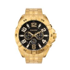 Relógio Condor Masculino Dourado COVD34AW/4P