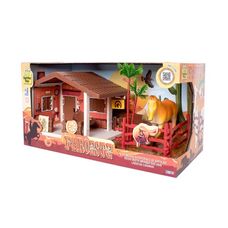 Casinha Faroeste com Cavalo e Acessórios - Samba Toys