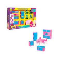 Cozinha Infantil Casinha de Boneca Coleção Judy Home - Samba Toys