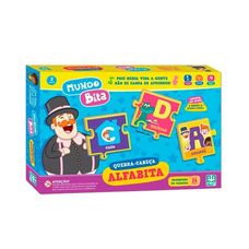 Quebra-Cabeça Alfabita Mundo Bita 26 Peças - Nig Brinquedos