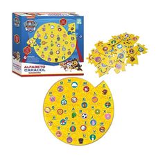 Brinquedo Educativo Alfabeto Caracol Patrulha Canina - Nig Brinquedos
