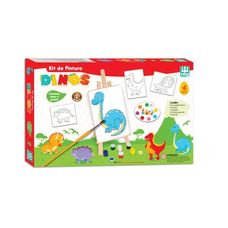 Kit de Pintura com Cavalete Dinos - Nig Brinquedos