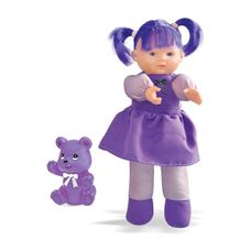 Boneca Cheirosinha com Ursinho Apolo 30cm - Apolo Brinquedos