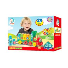 CARRO BABY LAND TRENZINHO DIDATICO 28PCS