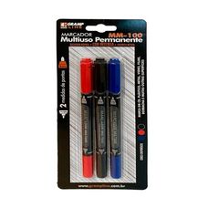 Pincel Marcador MM-100 Multiuso Com 3 Cores - Gramp Line