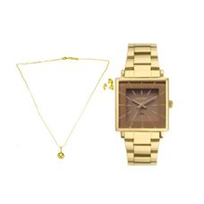Kit Relógio Condor Feminino Dourado COPC21AEED/K4D
