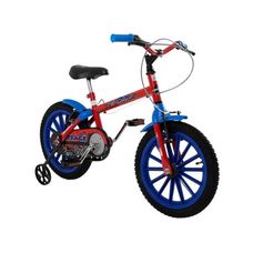 Bicicleta Infantil Aro 16 Dino Vermelha e Azul - Track Bikes