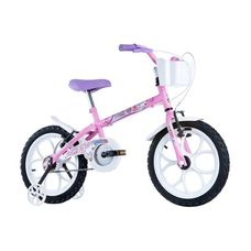 Bicicleta Infantil Aro 16 Pinky Rosa/Branco - Track Bikes