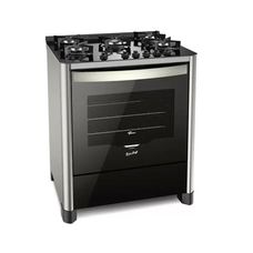 Fogão 5 Bocas Fischer Gran Cheff Gás Acendimento Auto Silver Bivolt
