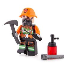 Boneco Block Heroes Missão Bombeiros - Polibrinq