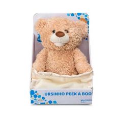 Pelúcia de Ursinho Pekk-a-Boo BR1441 - Multikids
