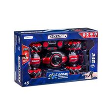 Carrinho de Controle Remoto Evolution Car Torsional Vermelho - Multikids