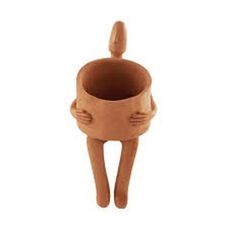Cachepot Homem Terracota em Poliresina 12810 - Mart