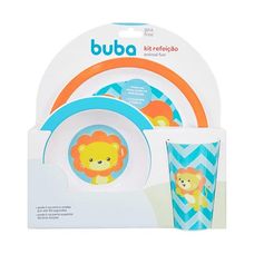 Kit Refeição Animal Fun Leão - Buba