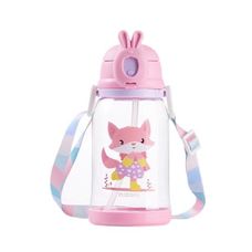 Garrafa de Água Infantil Plástica 600ml - Alibaby