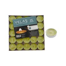 Vela Parafina 3x3cm Com 25 Unidades - Gift Home
